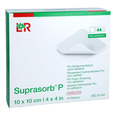 SUPRASORB P PU-Schaumv.nicht klebend 10x10 cm Produktbild 1