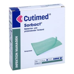CUTIMED Sorbact Kompressen 7x9 cm