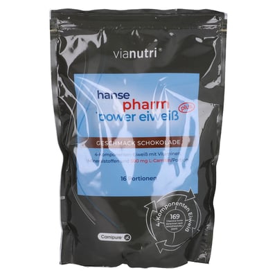 POWER EIWEISS plus Protein Shake Pulver Schokolade Produktbild 1