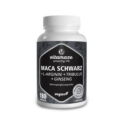 MACA SCHWARZ+Tribulus+Ginseng Komplex Kapseln