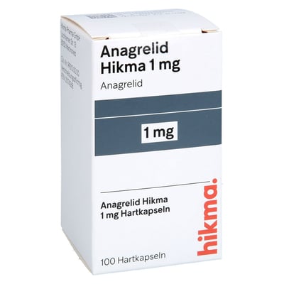 ANAGRELID Hikma 1 mg Hartkapseln Produktbild 1