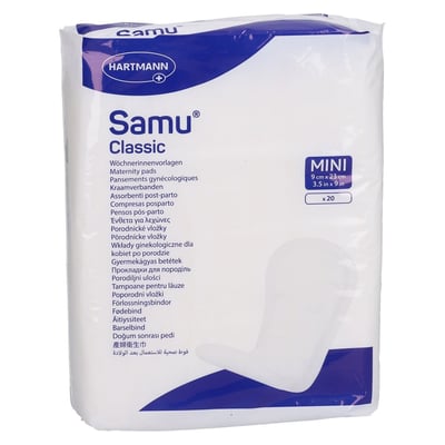 SAMU Wöchnerinnen Vorlagen Classic mini 9x23 cm