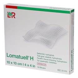 LOMATUELL H Salbentüll 10x10 cm steril