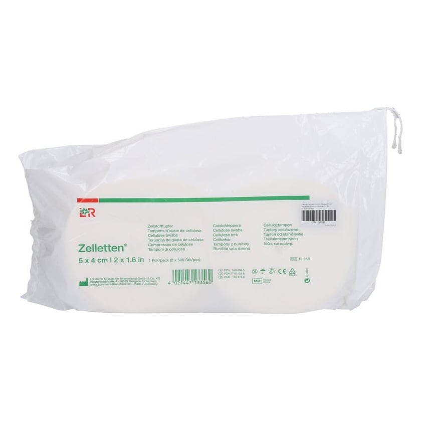 ZELLETTEN Tupfer 4x5 cm unsteril Rolle