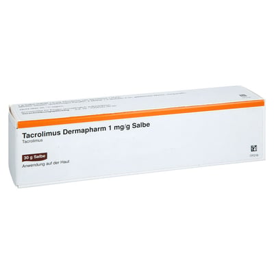 TACROLIMUS Dermapharm 1 mg/g Salbe Produktbild 1