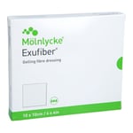 EXUFIBER 10x10 cm Gel-Faserverband