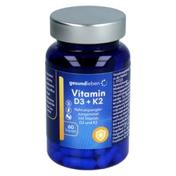 GESUND LEBEN Vitamin D3+K2 Kapseln