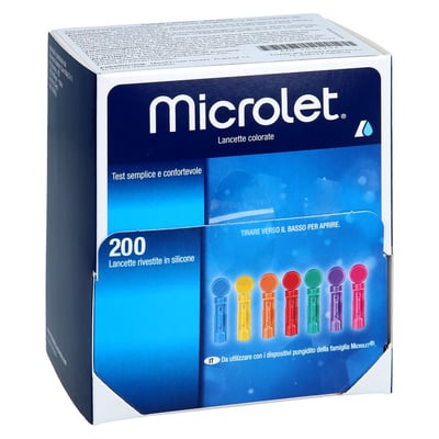 MICROLET Lanzetten farbig Produktbild 1
