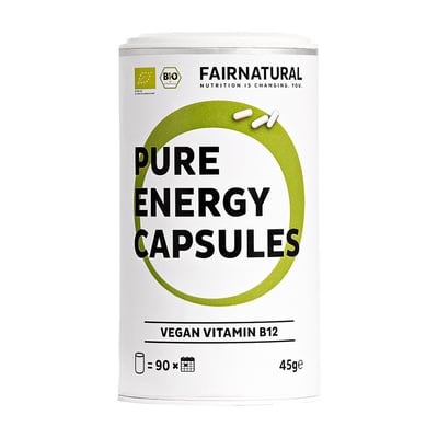 FAIRNATURAL Vitamin B12 hochdosiert+vegan Kapseln