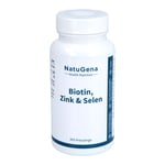BIOTIN+ZINK+Selen hochdosiert+vegan Presslinge Produktbild 1