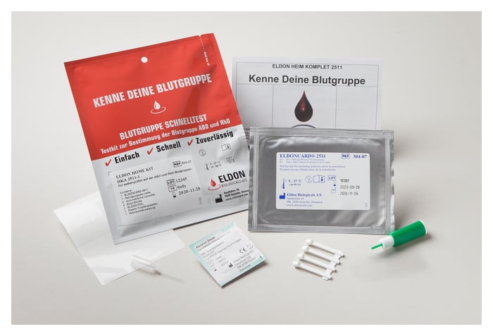 BLUTGRUPPE Schnelltest-AB0+RhD
