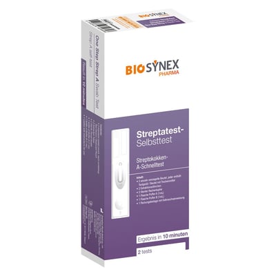 STREPTATEST Streptokokken A Schnelltest Rachen Produktbild 1