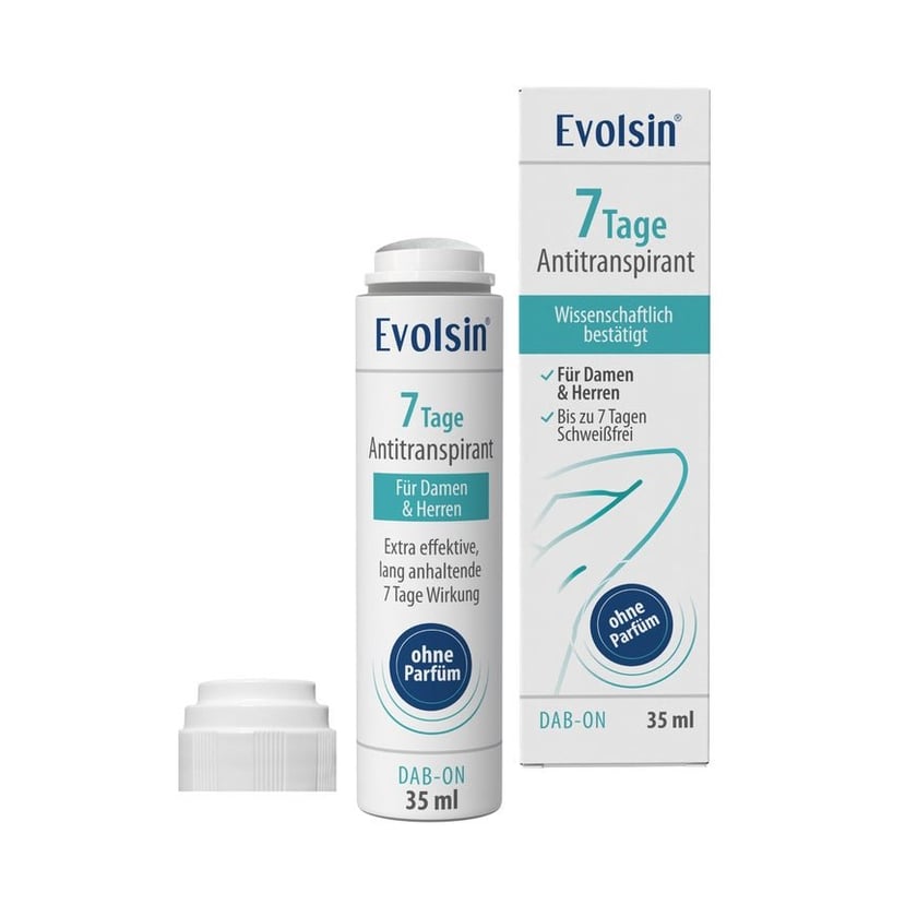 EVOLSIN 7 Tage Antitranspirant Dab-on ohne Parfüm