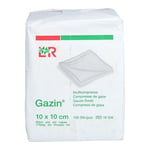 GAZIN Mullkomp.10x10 cm unsteril 8fach Op