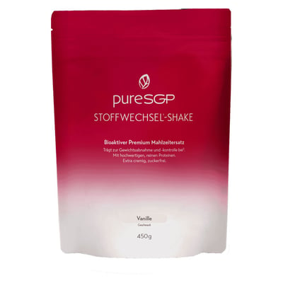 pureSGP Stoffwechsel-Shake Pulver Vanille Produktbild 1