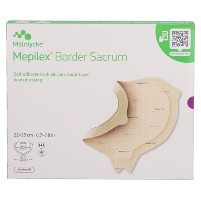 MEPILEX Border Sacrum Schaumverb.22x25 cm steril