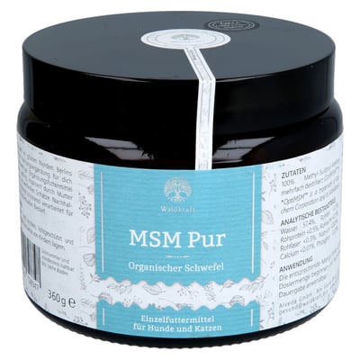 MSM PUR OptiMSM rein Schwefel Waldkr.Plv.f.Hu./Kat Produktbild 1