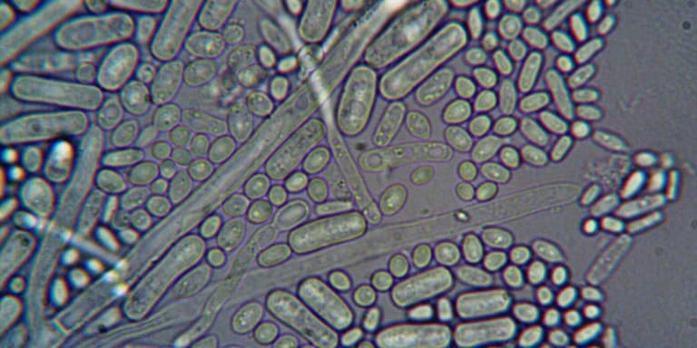 Mehrere Zellen unter dem Microscope.