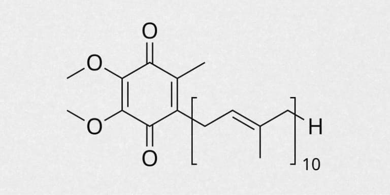 Chemisches Symbol für Coenzym Q-10