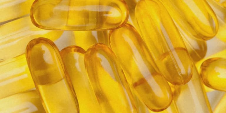 Bild von Omega-3 Tabletten.