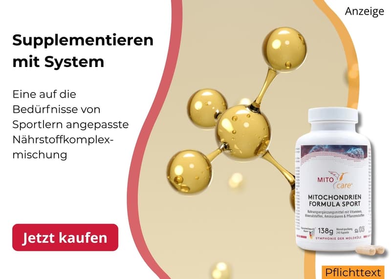 Supplementieren mit System - Mitochondrien Formula Sport